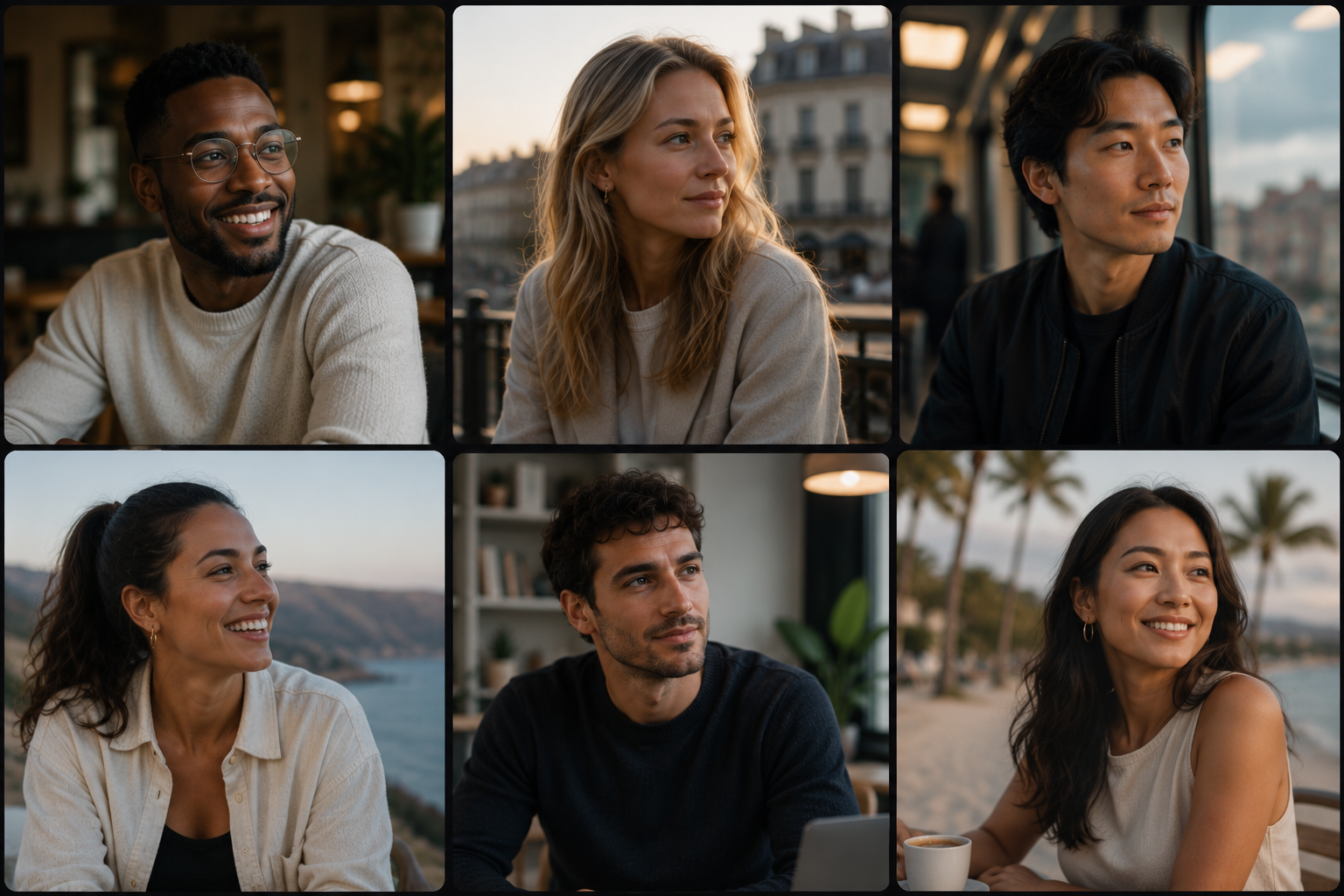 Mosaïque de portraits de membres NAVIA